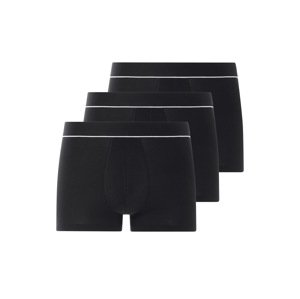 Livergy® Pánské boxerky s BIO bavlnou, 3 kusy (černá, 7/Xl)