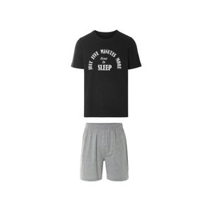 Livergy® Pánské pyžamo (černá, XXL (60/62))