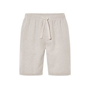 Livergy® Pánské bermudy s podílem lnu (béžová, XXL (60/62))