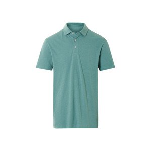 Livergy® Pánské polotriko s podílem lnu (tyrkysová, L (52/54))