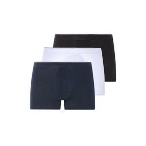 Livergy® Pánské boxerky, 3 kusy (černá / tmavě modrá / bílá, 7/Xl)