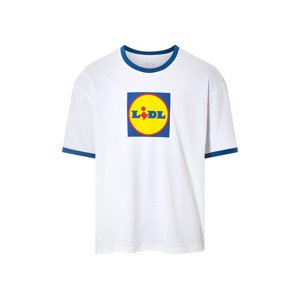 Pánské oversize triko s BIO bavlnou Lidl (bílá, M (48/50))
