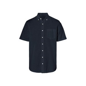 Livergy® Pánská lněná košile (navy modrá, S (37/38))
