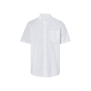 Livergy® Pánská lněná košile (bílá, L (41/42))