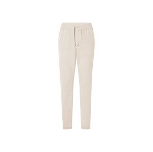 Livergy® Pánské kalhoty "Straight Fit" s podílem lnu (béžová, M (48/50))