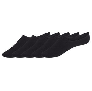 Livergy® Pánské nízké ponožky s BIO bavlnou, 5 párů (černá, 39/42)