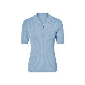esmara® Dámské vroubkované polotriko (modrá, L(44/46))