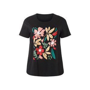 esmara® Dámské triko XXL (černá, 3Xl(56/58))