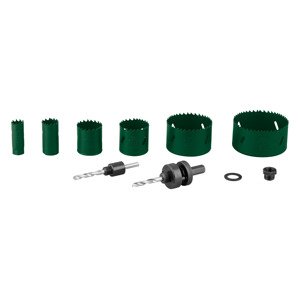 Parkside® Sada děrovacích pil, 9dílná (sada bimetalových děrovacích pil Plss 2 A1)