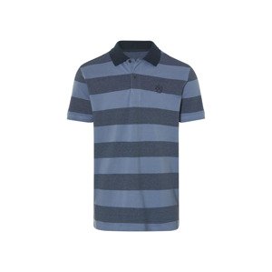 Livergy® Pánské polotriko (pruhy/modrá, M (48/50))