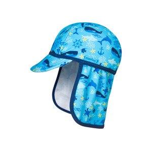 Playshoes Dětská koupací rychleschnoucí čepice s UV ochranou (velryba, 50-51)