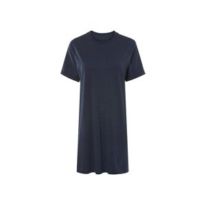 esmara® Dámské šaty, s ohrnutými rukávy (navy modrá, L(44/46))