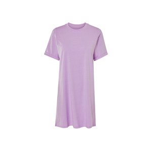 esmara® Dámské šaty, s ohrnutými rukávy (lila fialová, Xs(32/34))