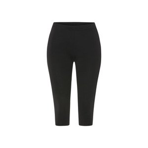 esmara® Dámské capri legíny s BIO bavlnou (černá, Xs(32/34))