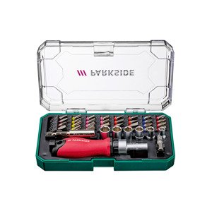 Parkside® Sada přesných nástrojů a nástrčných klíčů (sada mini ráčnových šroubováků)