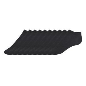Livergy® Pánské nízké ponožky, 10 párů (černá, 43-46)