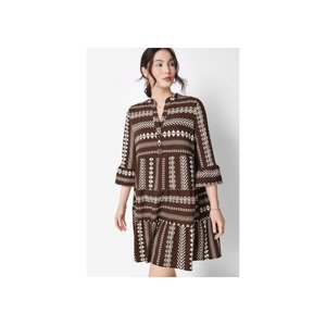 esmara® Dámské tunikové šaty (hnědá, Xs(32/34))