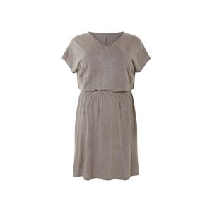 esmara® Dámské lněné šaty XXL (taupe, 3Xl(56/58))