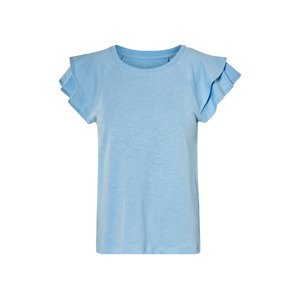 esmara® Dámské triko, čistá bavlna (světle modrá, XS (32-34))