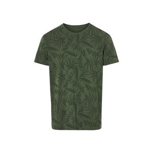 Livergy® Pánské triko, z čisté bavlny (zelená, XL (56/58))