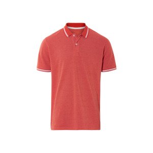Livergy® Pánské polotriko "Regular Fit", s kontrastními pruhy (oranžová, L (52/54))