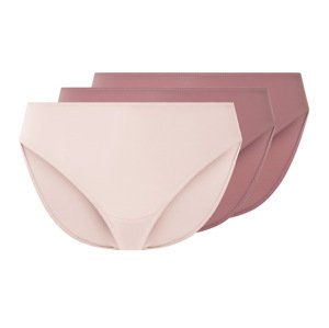 esmara® Dámské kalhotky, 3 kusy (růžovo-fialová / světle růžová, Xs(32/34))