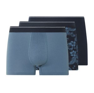 Livergy® Pánské boxerky Xxl, 3 kusy (navy modrá / modrá, 8/Xxl)