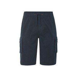Livergy® Pánské kraťasy, s vysokým podílem bavlny (navy modrá, 50)