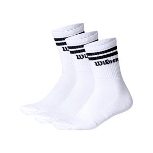 Wilson Dámské / Pánské sportovní ponožky, 3 páry (bílá, 39/42)