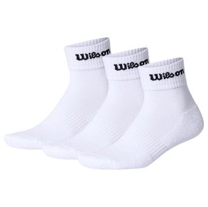 Wilson Dámské / Pánské sportovní ponožky, 3 páry (bílá, 39/42)