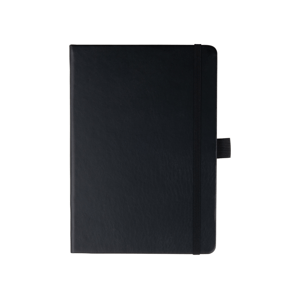 crelando® Poznámkový blok (kniha A5 černá kostkovaná)