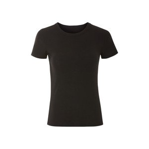 esmara® Dámské vroubkované triko (černá, XL (48/50))