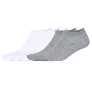 Livergy® Pánské nízké ponožky s BIO bavlnou, 5 párů (bílá/šedá, 39/42)