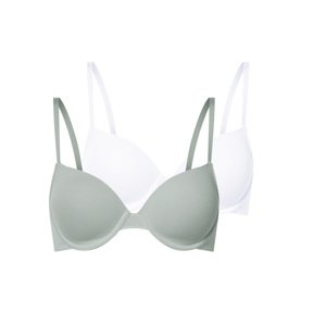 esmara® Dámská podprsenka, 2 kusy (mintová/bílá, 85C)