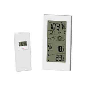 Auriol® Bezdrátová meteostanice s venkovním senzorem (bílá)