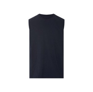 esmara® Pánský nátělník s BIO bavlnou (navy modrá, L (52/54))