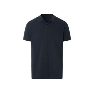 Livergy® Pánské polotriko, s knoflíkovou lištou (navy modrá, S (44/46))