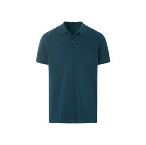 Livergy® Pánské polotriko, s knoflíkovou lištou (petrolejová, L (52/54))