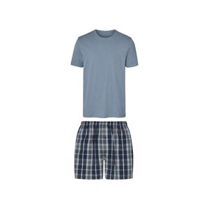 esmara Men Pánské pyžamo (modrá / navy modrá / šedá, M (48/50))