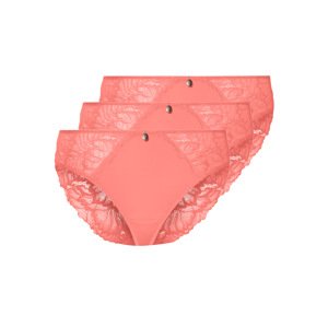 esmara® Dámské kalhotky s krajkou, 3 kusy (růžová, M (40/42))