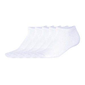 esmara® Dámské nízké ponožky s BIO bavlnou, 5 párů (bílá, 39/42)