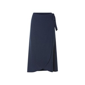 esmara® Dámská zavinovací midi sukně (navy modrá, S(36/38))