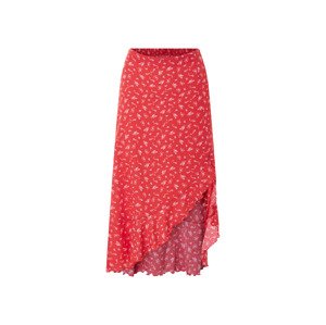 esmara® Dámská zavinovací midi sukně (červená, M(40/42))