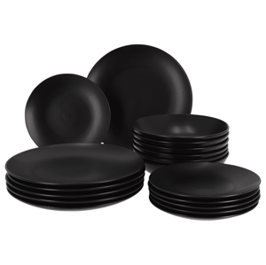 Silvercrest® Sada nádobí, 18dílná (černá)