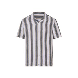 Livergy® Pánská mušelínová košile (pruhy, M (39/40))