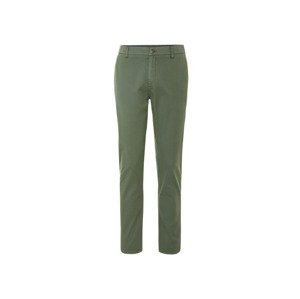 Livergy® Pánské kalhoty, úzký střih (zelená, 50)