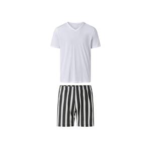 esmara® Pánské pyžamo (bílá/černá, XL (56/58))