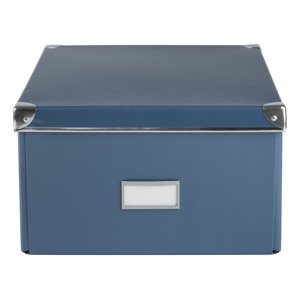 crelando® Úložný box / Sada úložných boxů, 2 kusy (Lx1, modrá)