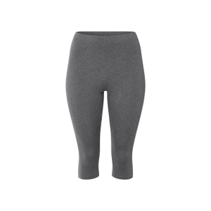 esmara® Dámské capri legíny s BIO bavlnou XXL (šedá, L(44/46))
