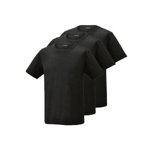 Parkside® Pánské triko, 3 kusy (černá, L (52/54))